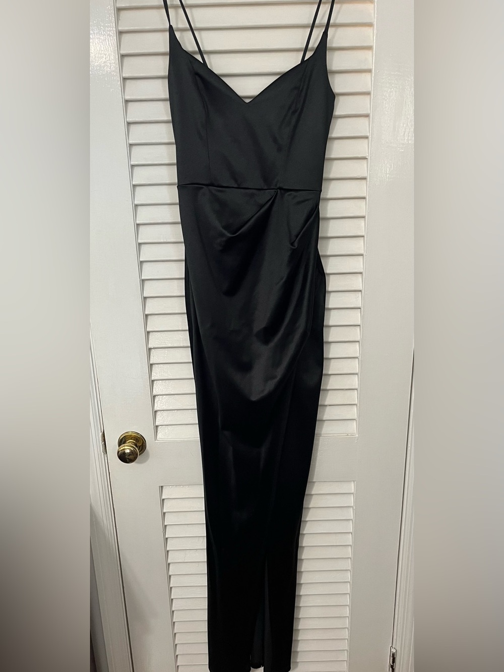 Black Dress with Spaghetti Straps